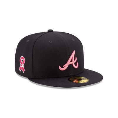 Sapca New Era Atlanta Braves MLB Mother's Day 59FIFTY Fitted - Albastri